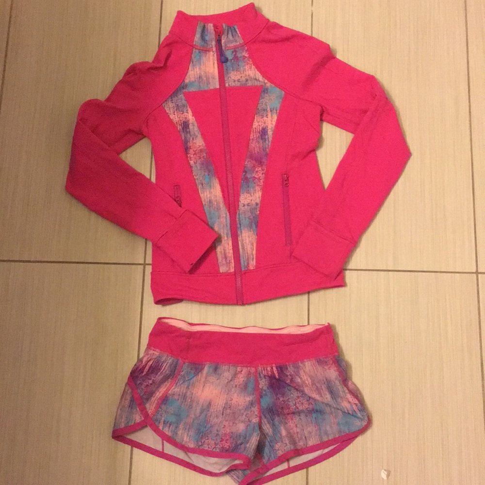 Ivivva Shorts and jacket pair